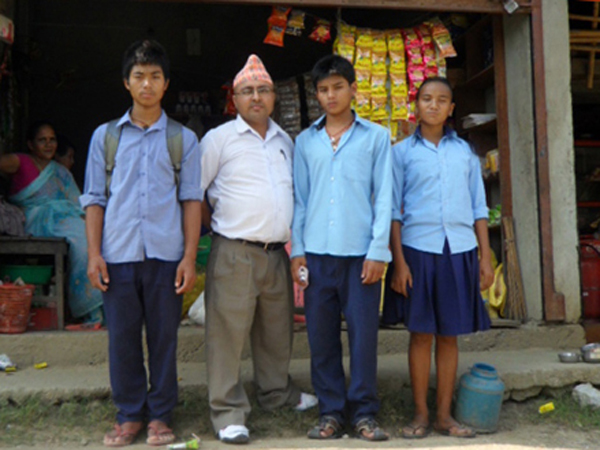 Receipeints of NCEF Scholarship Chitwan
